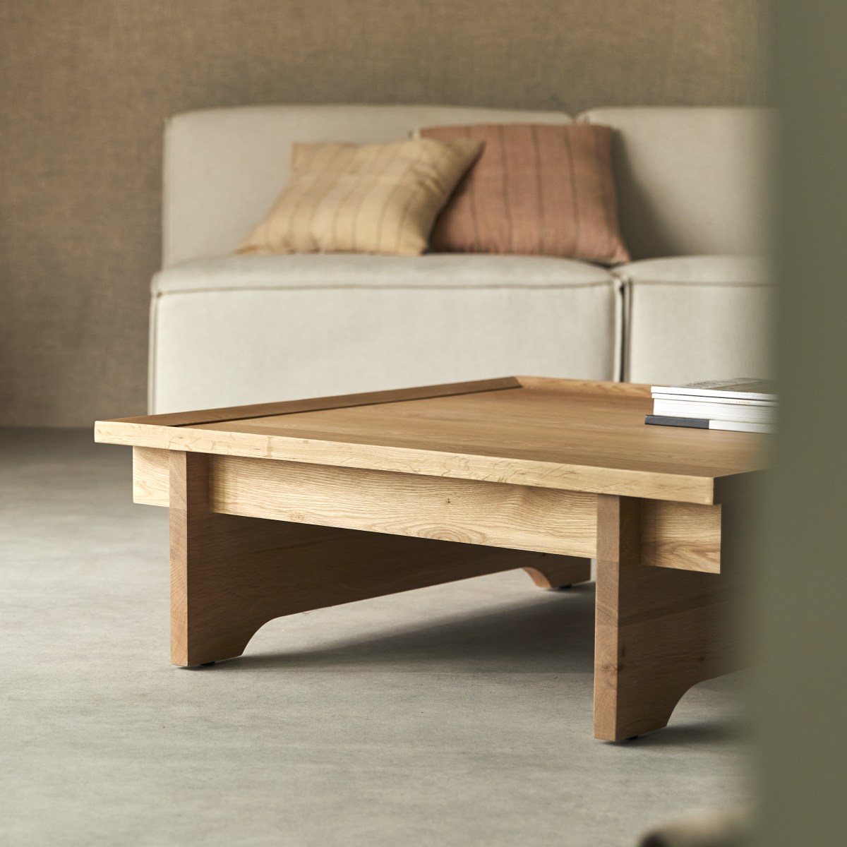Table basse en Chêne massif, MIU naturel, TIKAMOON