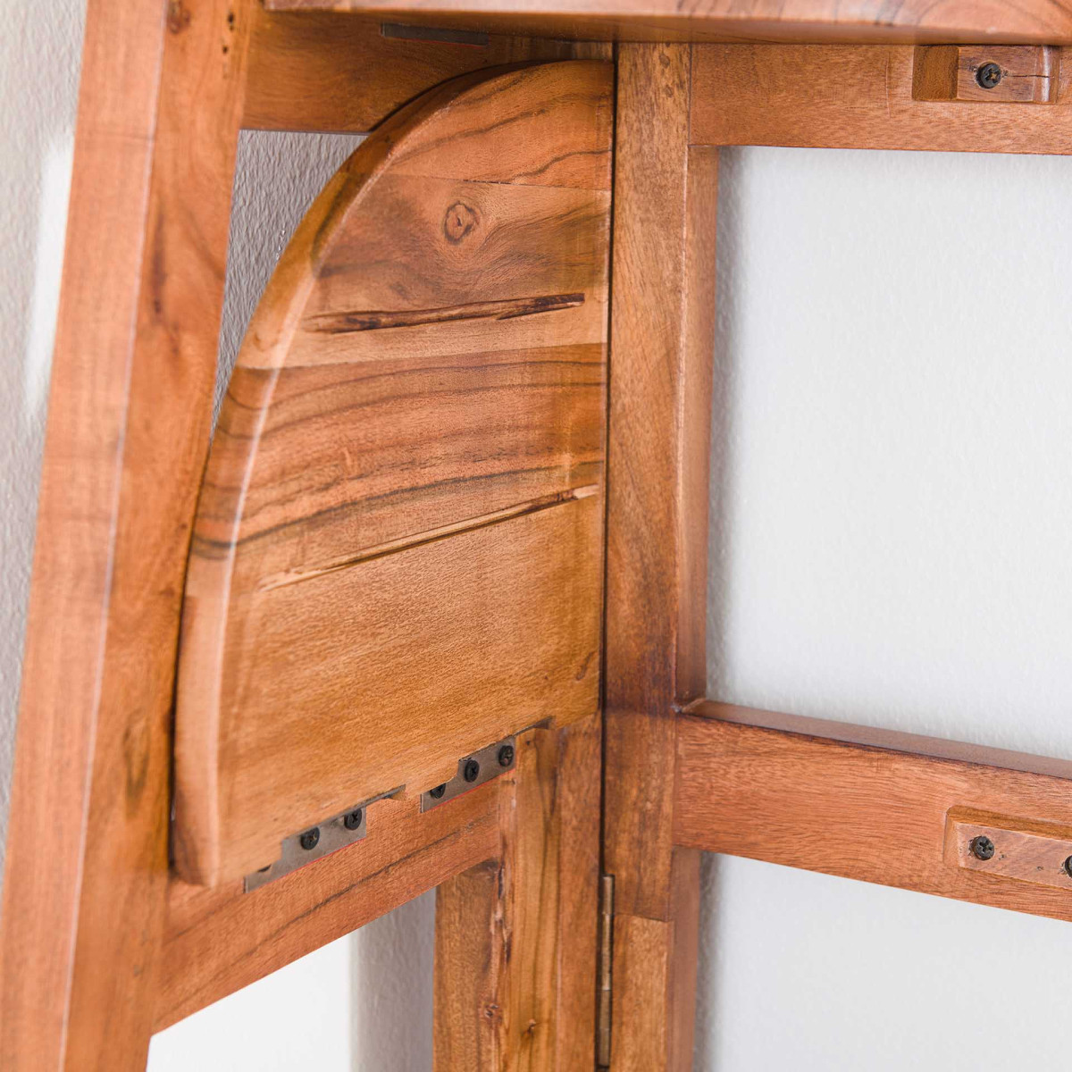 étagère d'angle pliable en bois - ALPAGA marron, MATHI DESIGN