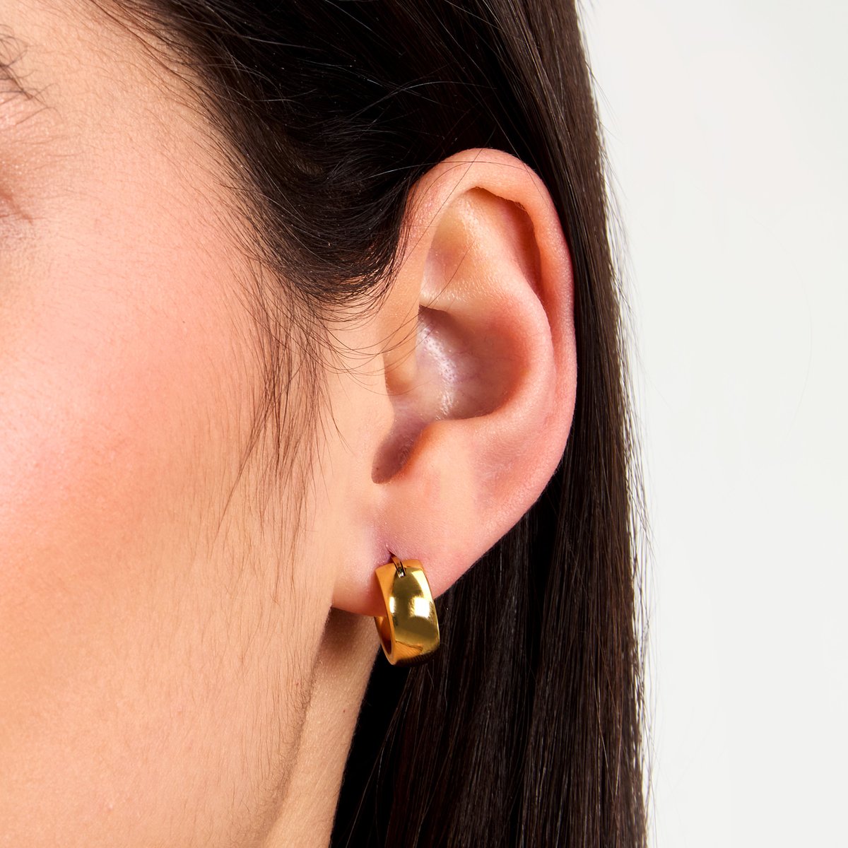 Boucles d'oreille CREOLE or jaune, MORELLATO