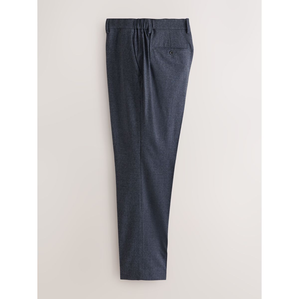 Pantalon de costume près du corps en flanelle bleu, NEXT