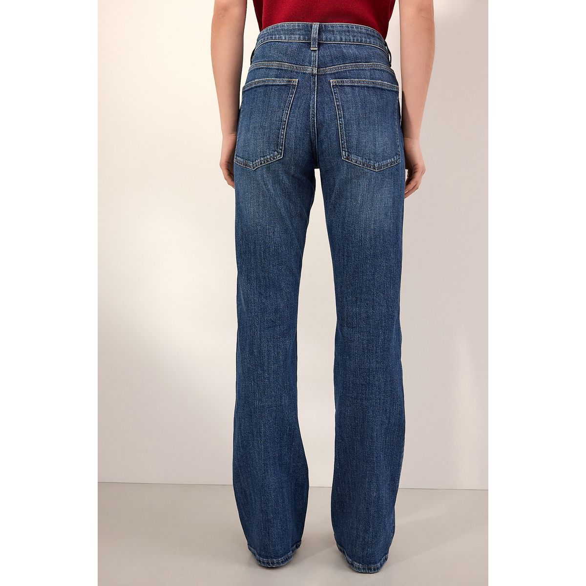 Jean bootcut authentique bleu foncé, NEXT