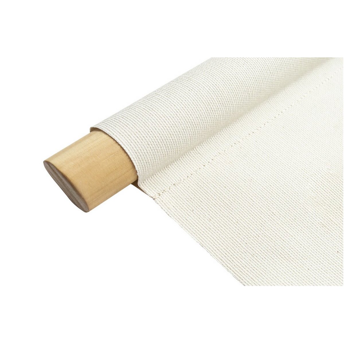 Kakemono enfant tableau en toile suspendue illustration animaux polaires L40 x H60 cm POLAR beige naturel, MILIBOO