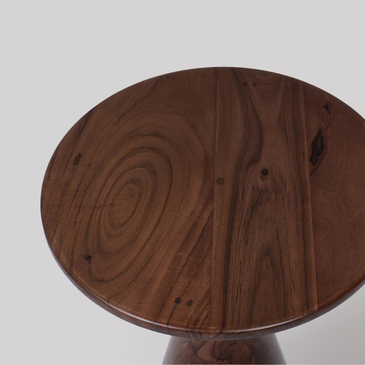 Figura Acacia Wood Side Table dark acacia wood, SWOON