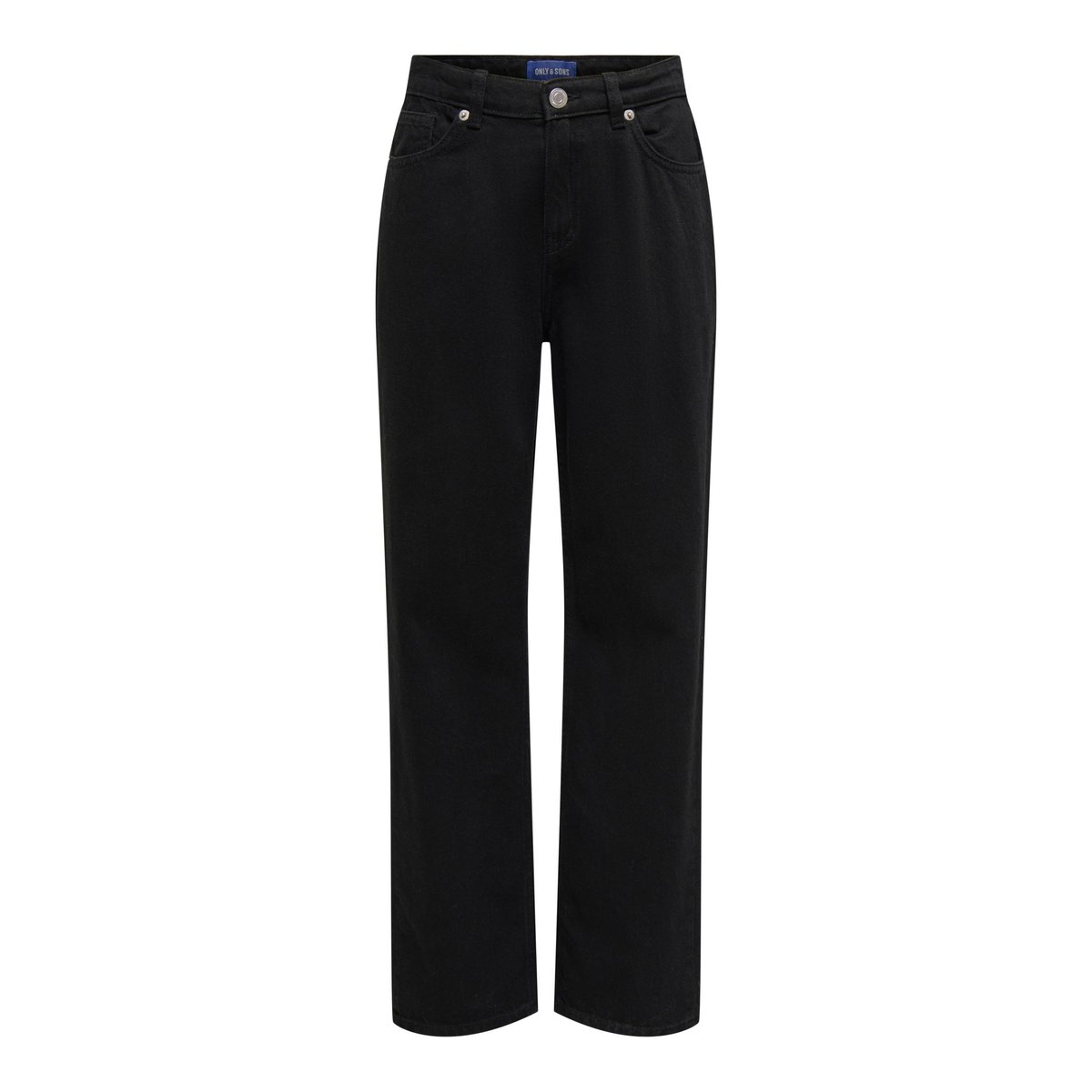 Coupe Regular black denim 1, ONLY & SONS JUNIOR
