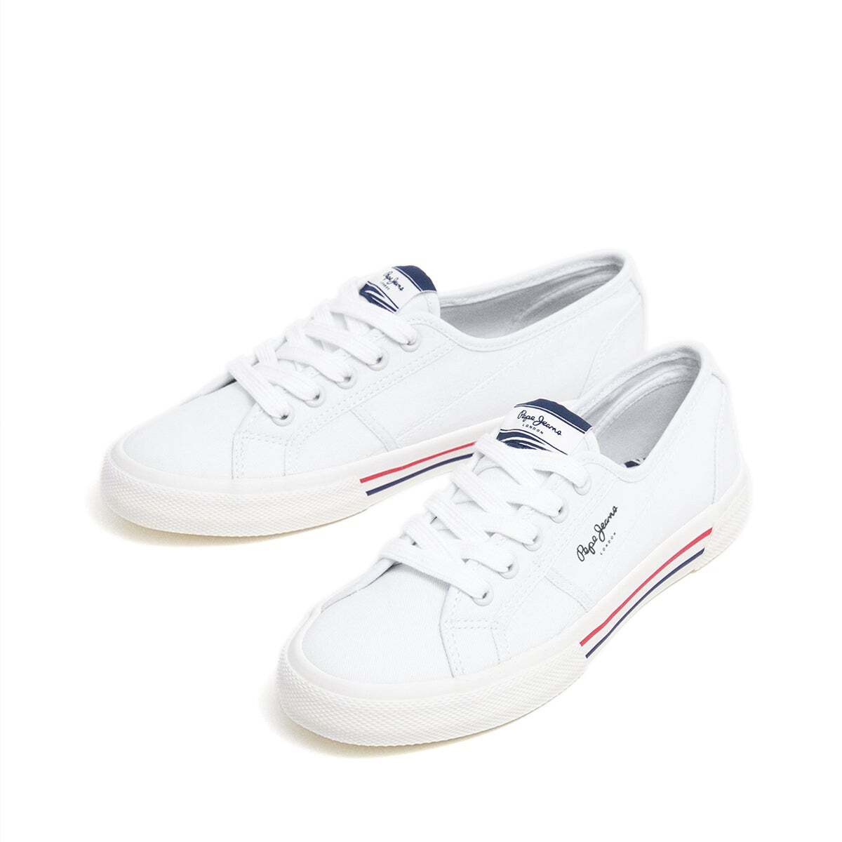 Baskets Brady Basic blanc, PEPE JEANS