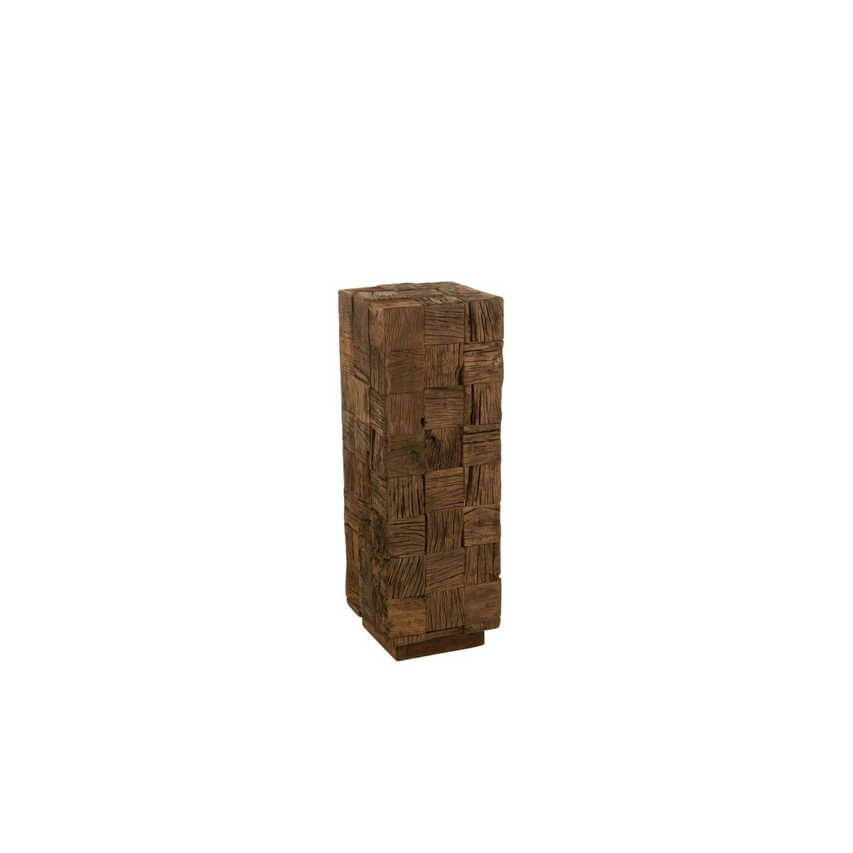 Sellette en bois foncé recyclé H90 - ICA bois foncé, HELLIN, DEPUIS 1862