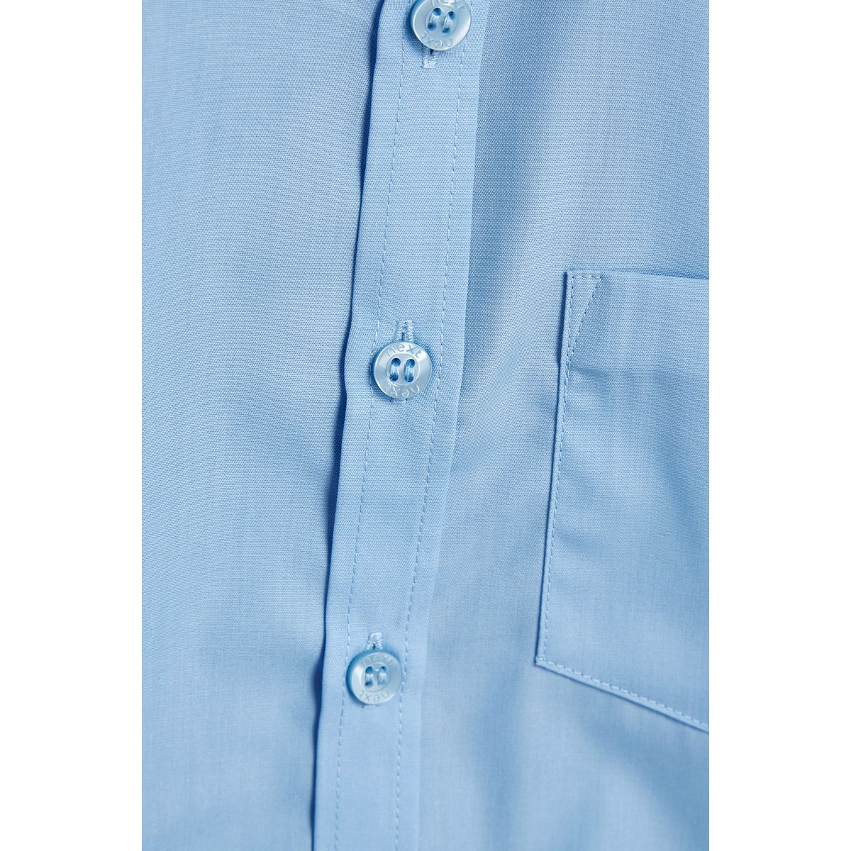 Chemise d'école à manches longues, lot de 2 bleu, NEXT