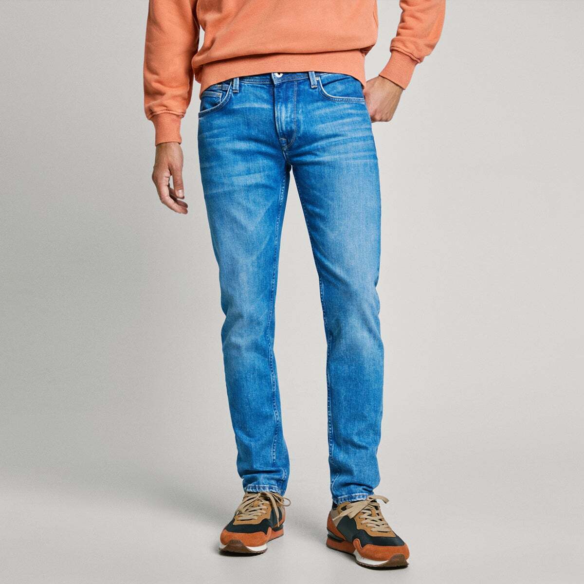 Jean Coupe Slim, Taille Moyenne - Hatch jean, PEPE JEANS