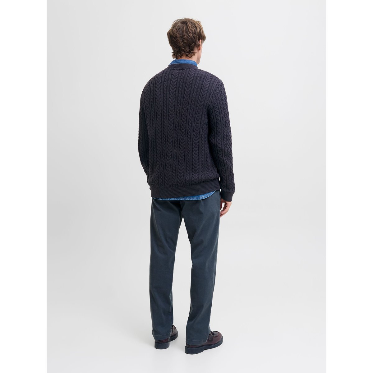 Pull En Maille dark navy, JACK AND JONES PREMIUM