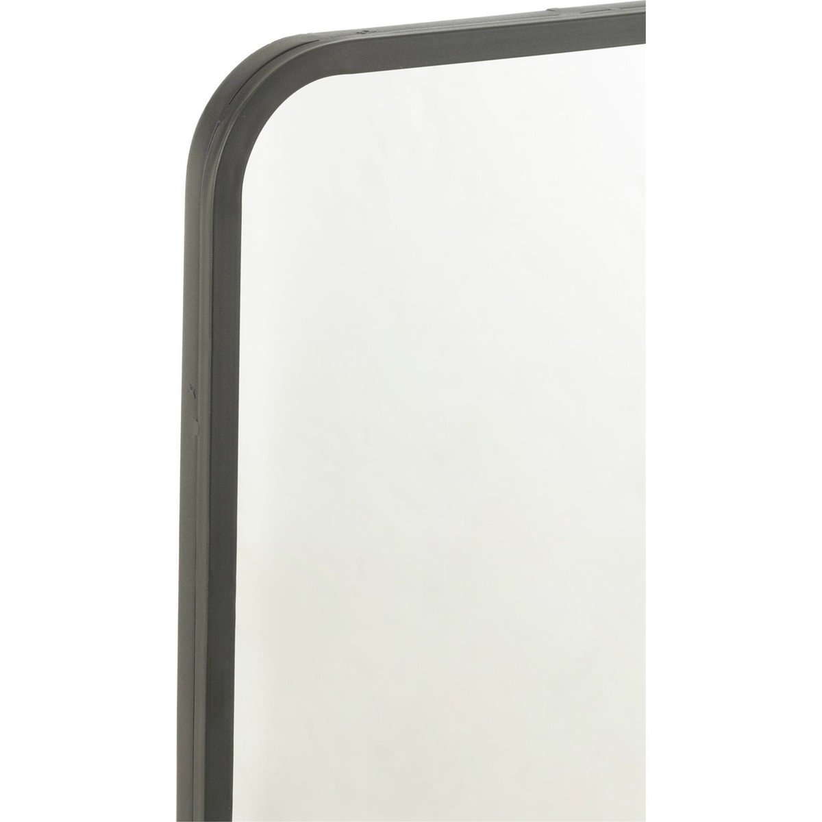 Miroir rectangulaire en métal noir mat, RECOLLECTION