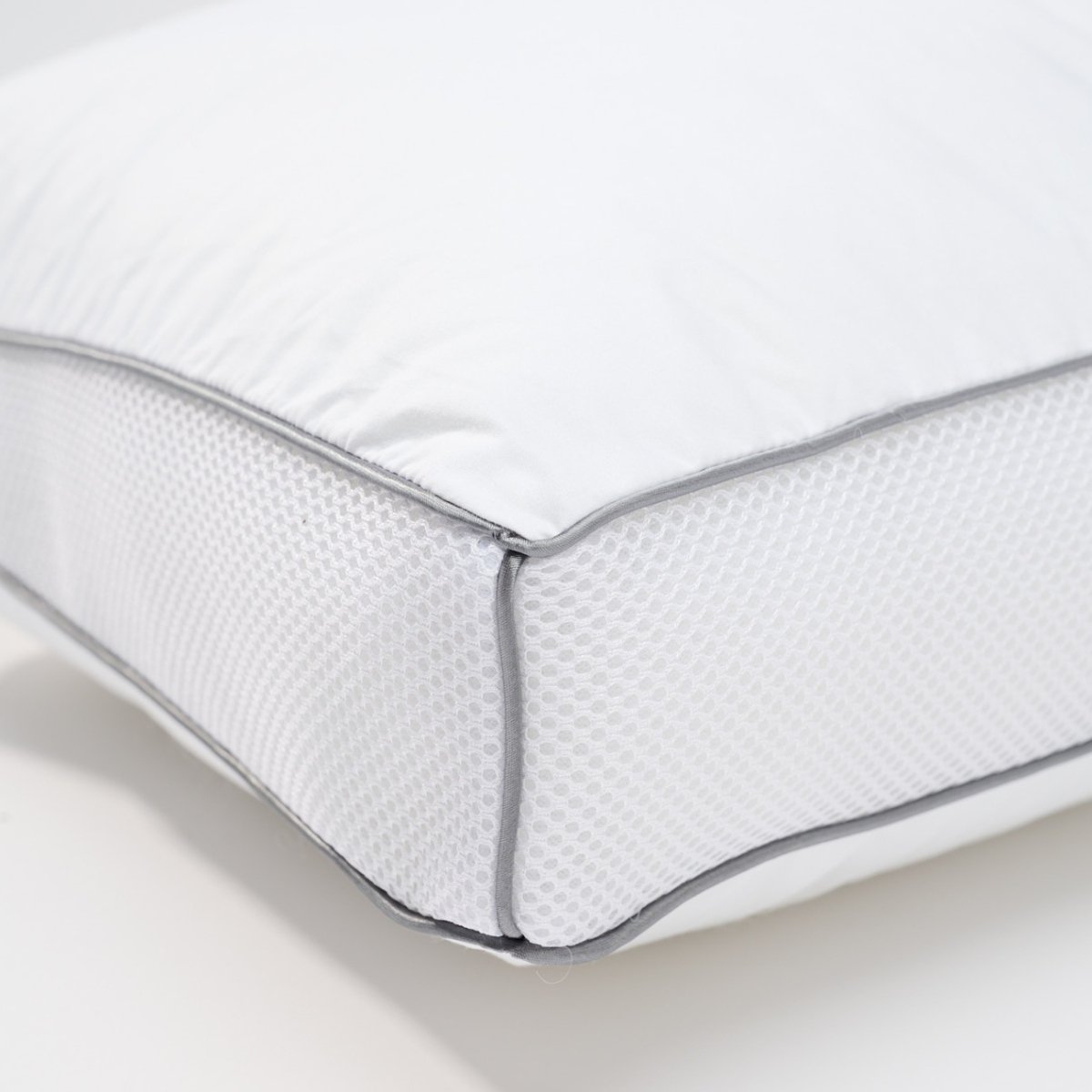 Oreiller souple Premium Ventilé blanc, BLEU CALIN