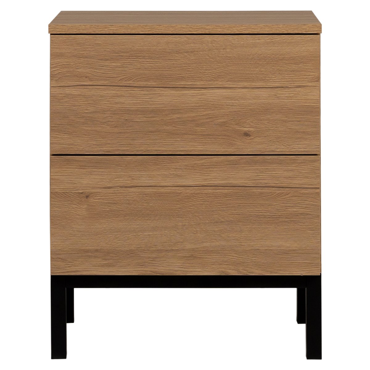 Table de chevet Mélamine - KOLB beige clair, KENAY