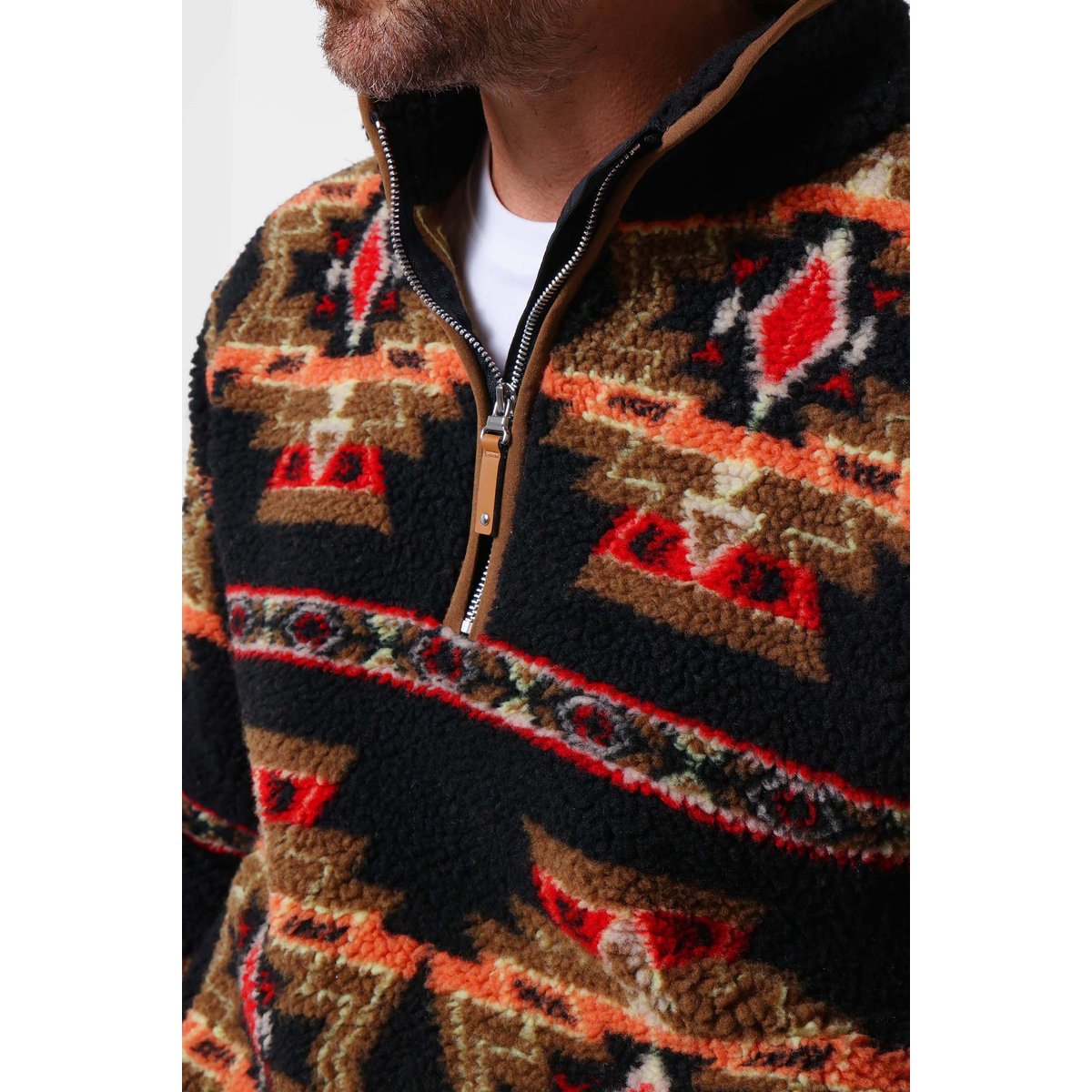 Sweat Col Cheminée Polaire Côté Sauvage multicolore, JOE BROWNS