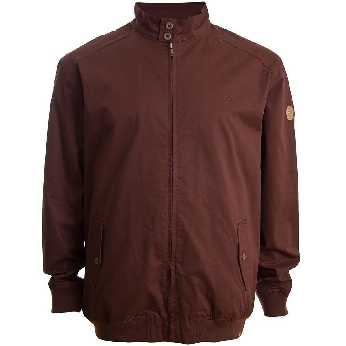Blouson uni grande taille WINDSOR noir, DUKE