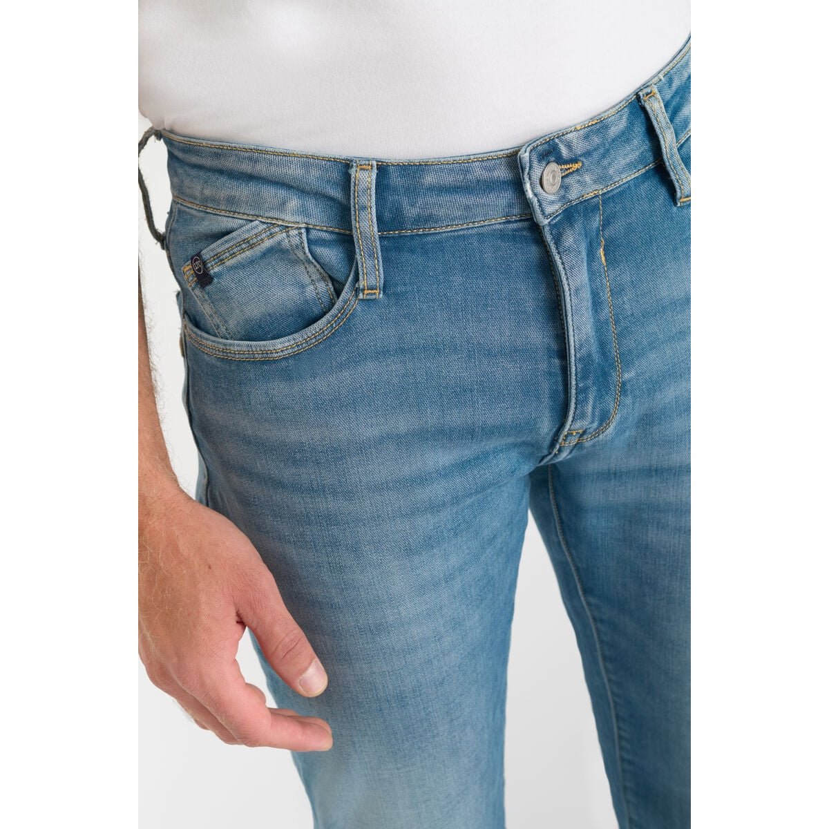Jeans droite jogg 800/12 regular , longueur 34 blue, LE TEMPS DES CERISES