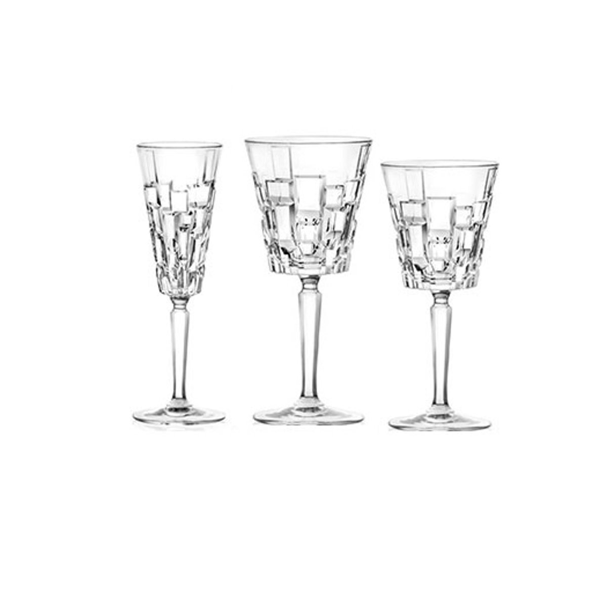 Service de verres 18 pièces Etna Rcr - ETNA transparent, RCR