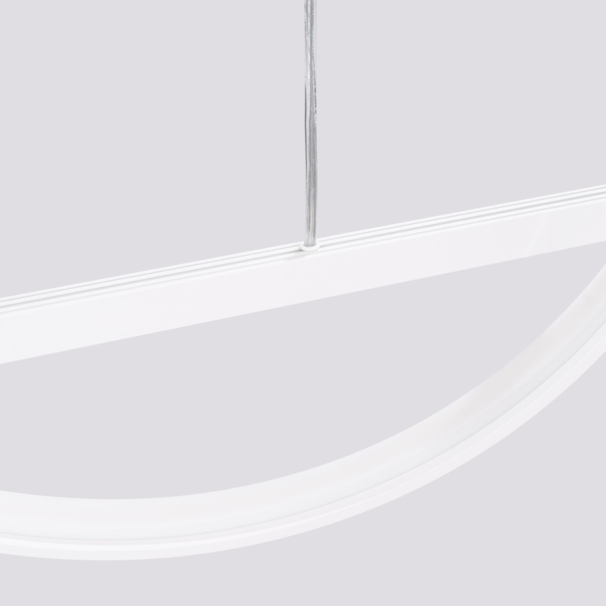 Suspension Aluminium Blanc LED 2 Glad blanc, EDEN