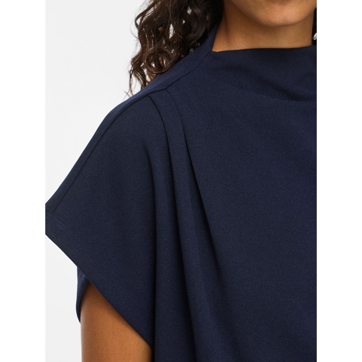 Top À Manches Courtes bleu - navy blazer1, VILA
