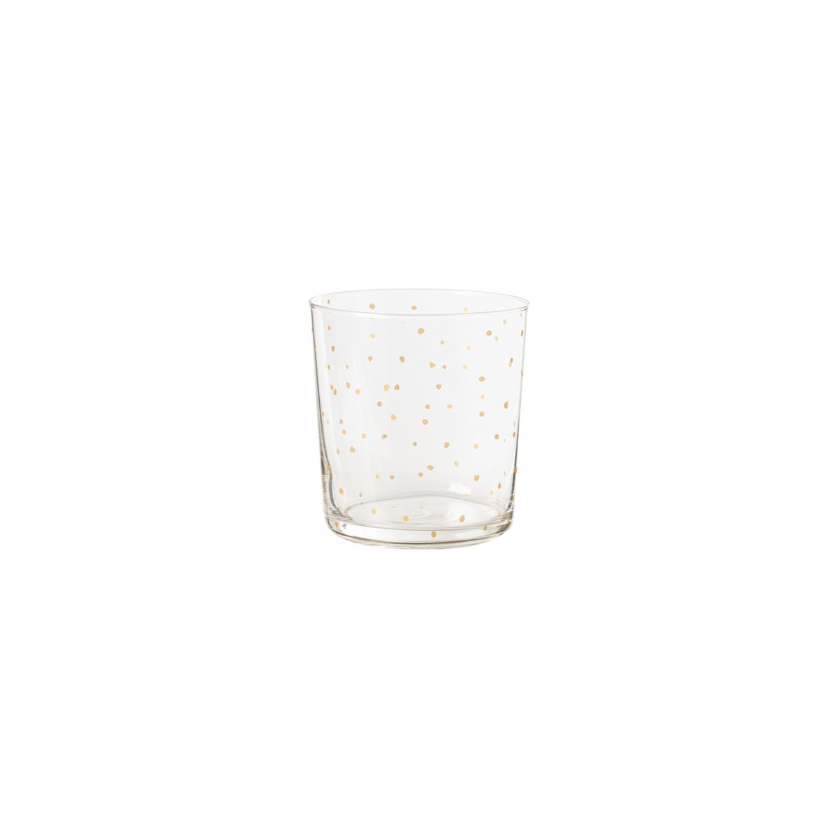 Set 6 Verres Bas Polka Dots Festive Glassware, Casafina by COSTA NOVA clear, COSTA NOVA