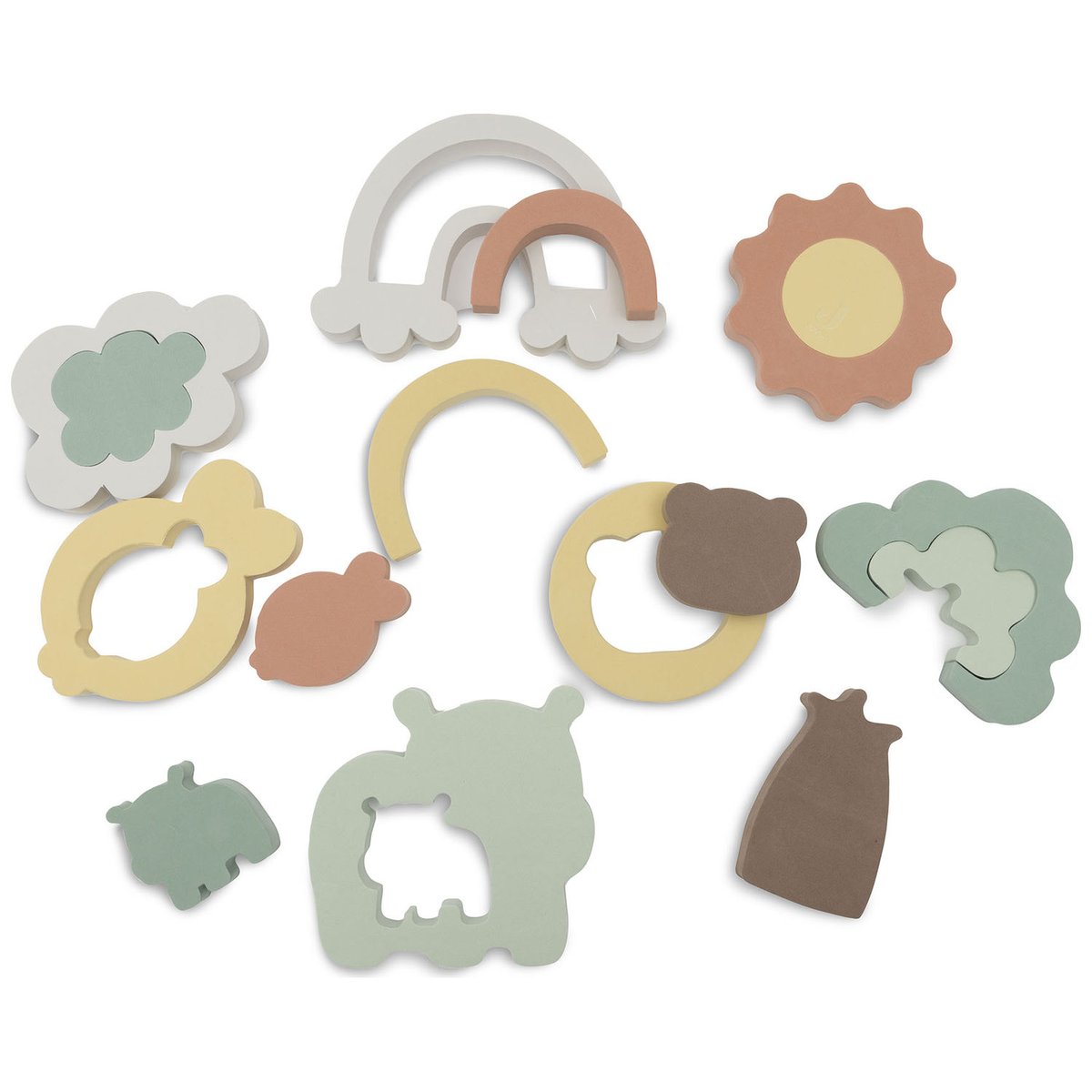 Puzzle de bain multicolore, JOLLEIN