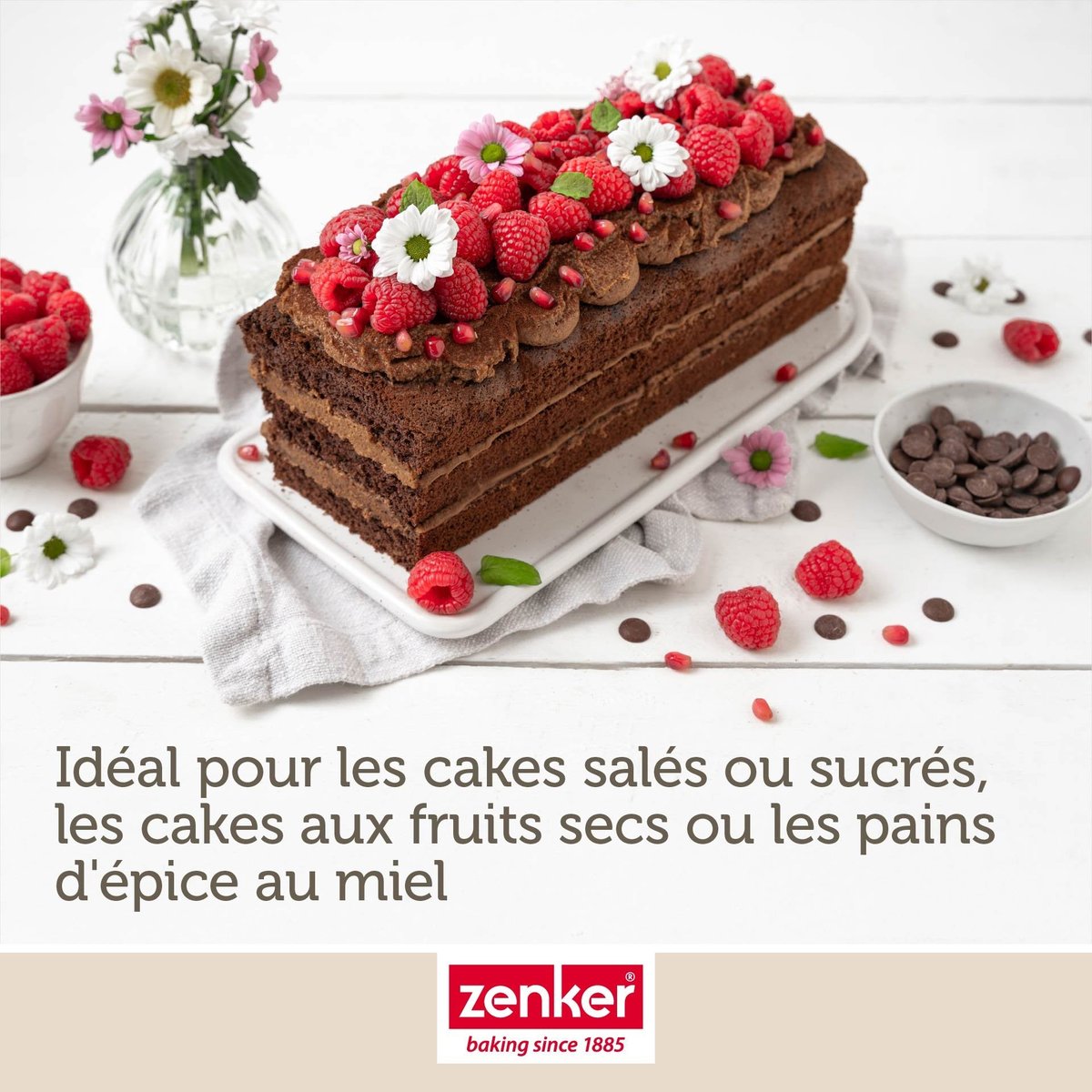 Moule à cake extensible 20 à 35 cm PERFECTBACK+ noir, ZENKER