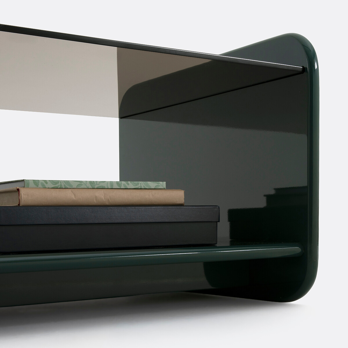 Table basse laque et verre trempé, Ericson vert, LA REDOUTE INTERIEURS