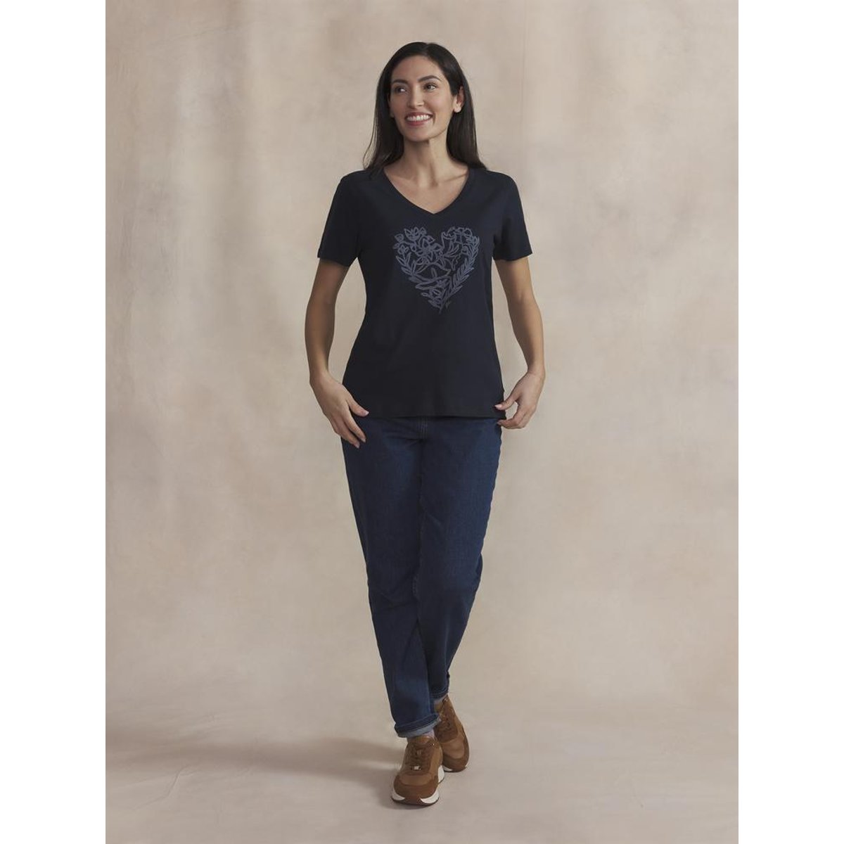 T-shirt manches courtes ISANATEE marine, TBS