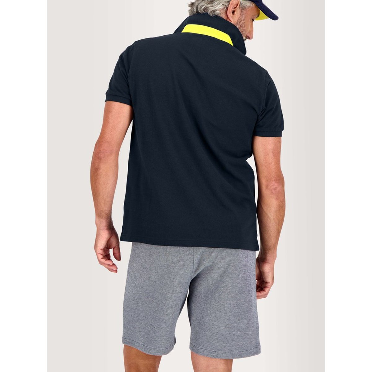 Polo manches courtes CLYDEPOL14027 navy, TBS