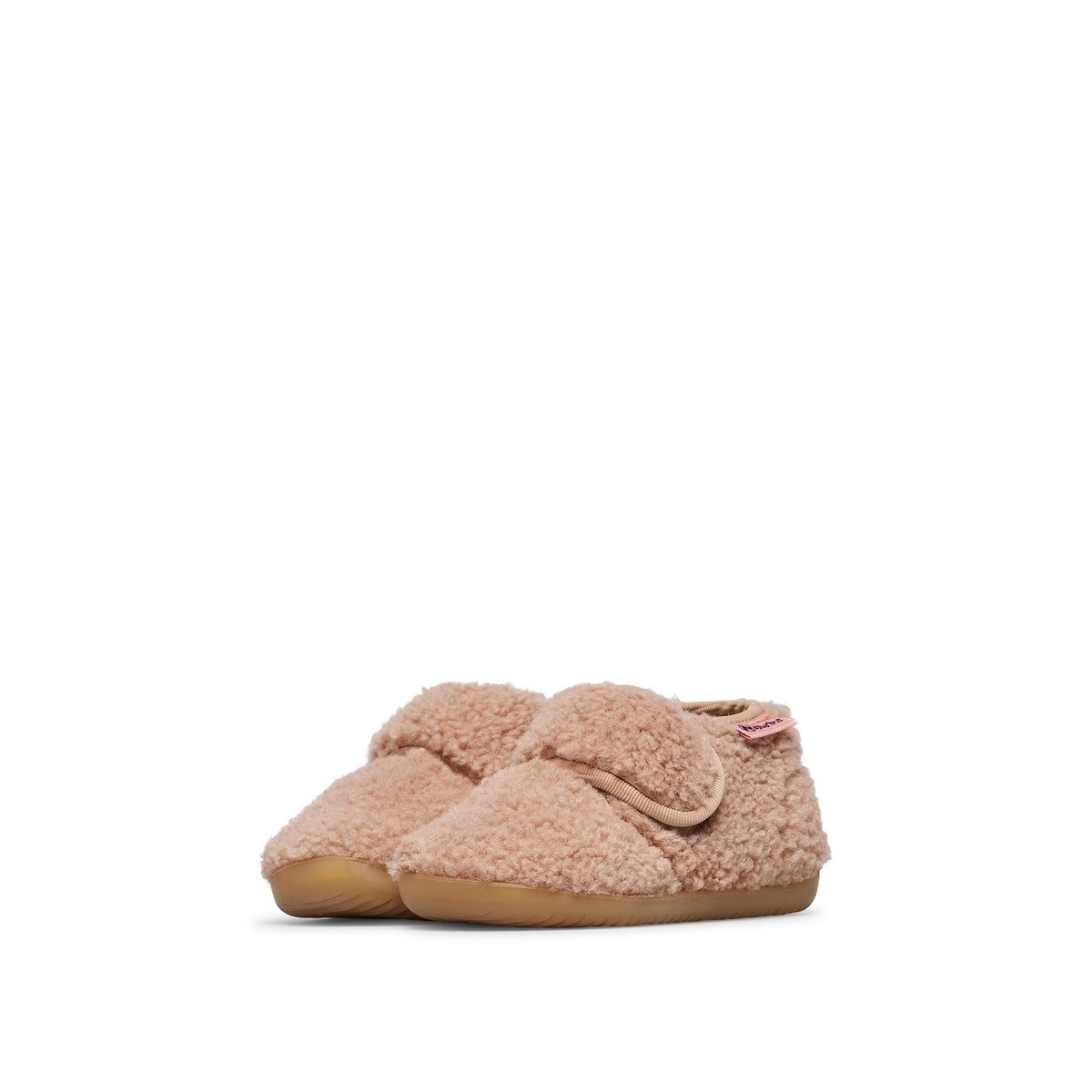 Pantoufles en laine HOME rose-, NATURINO