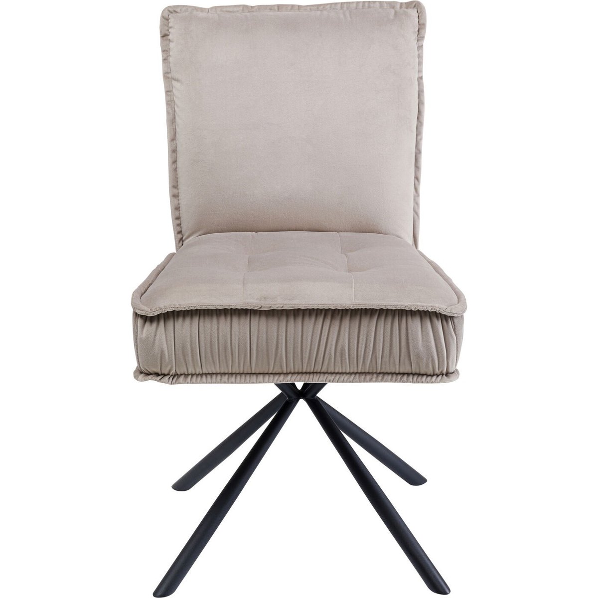 Chaise en velours, CHELSEA gris, KARE DESIGN