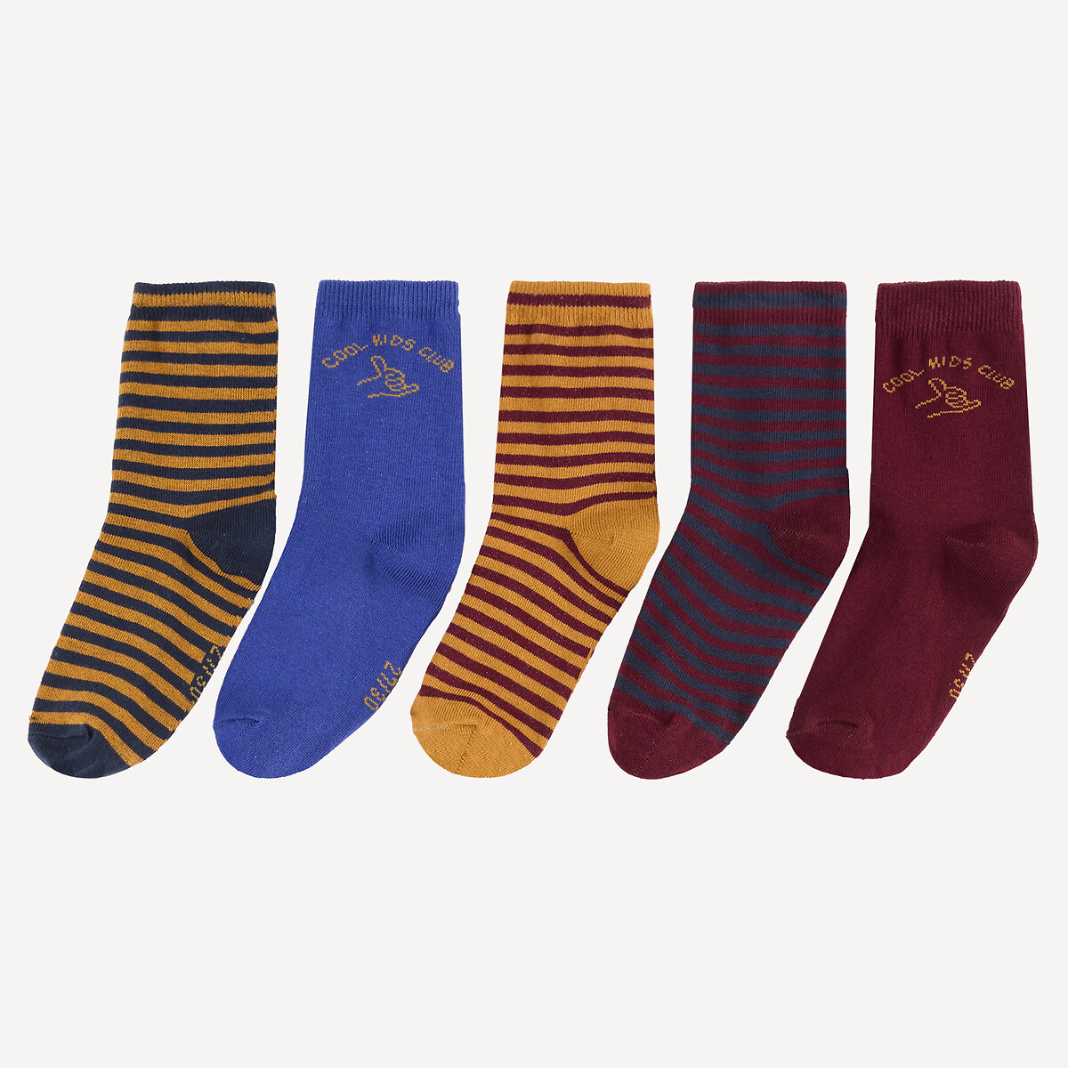 Lot de 5 paires de chaussettes assortis, LA REDOUTE COLLECTIONS