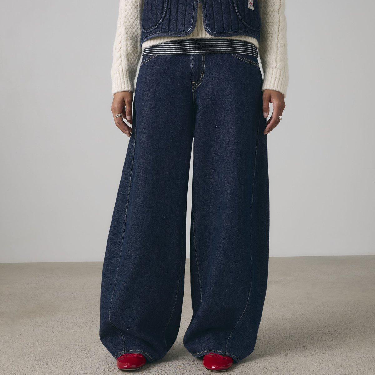 Jean Super Baggy Barrel bleu - shaded view, LEVI'S