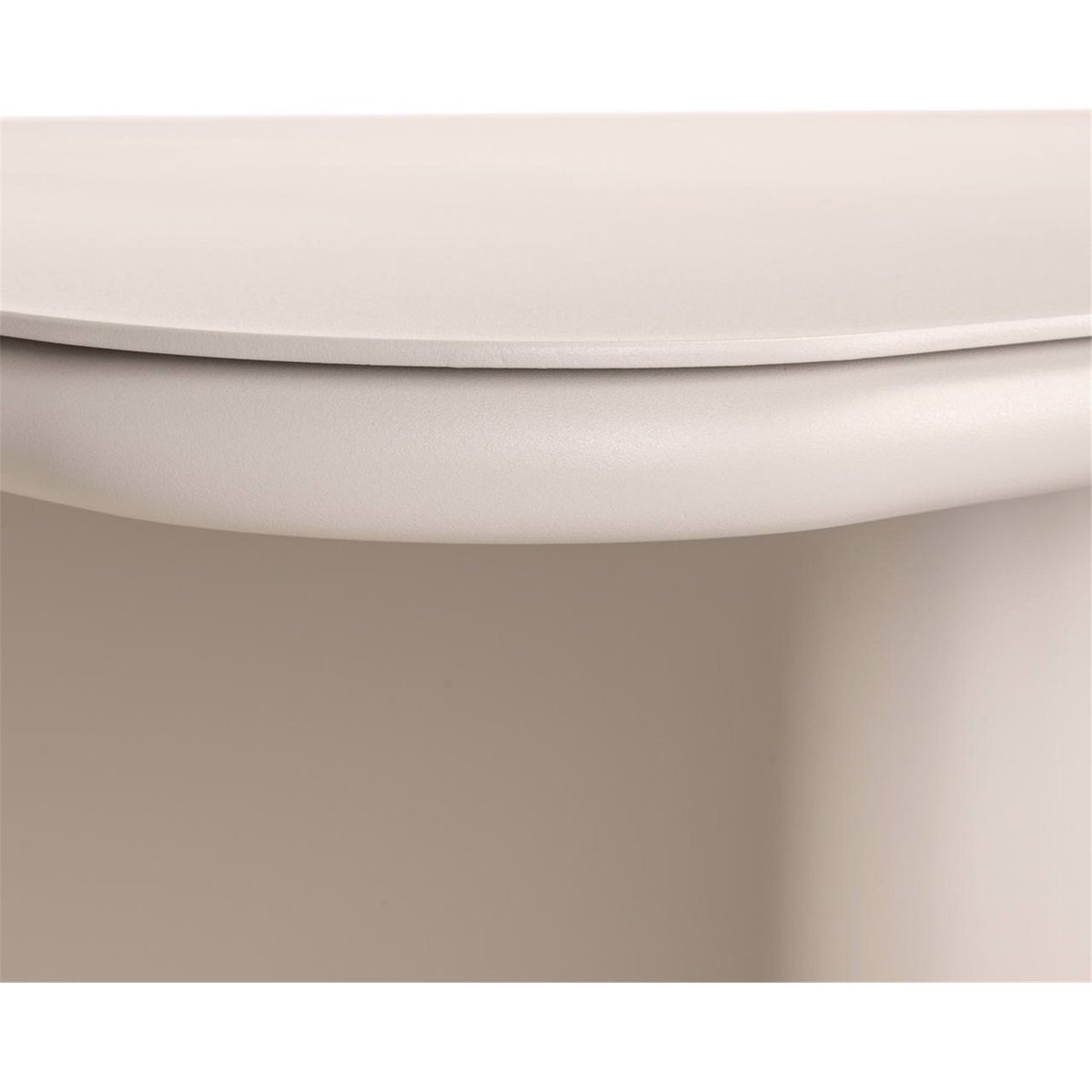 Table de jardin en aluminium beige clair, RECOLLECTION