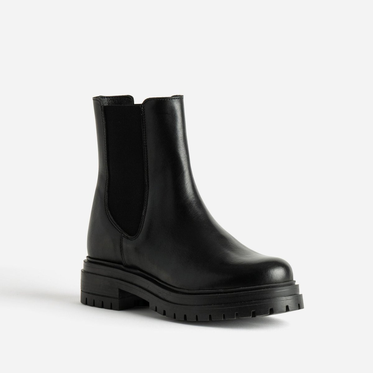 Boots en cuir DJEME noir, ERAM