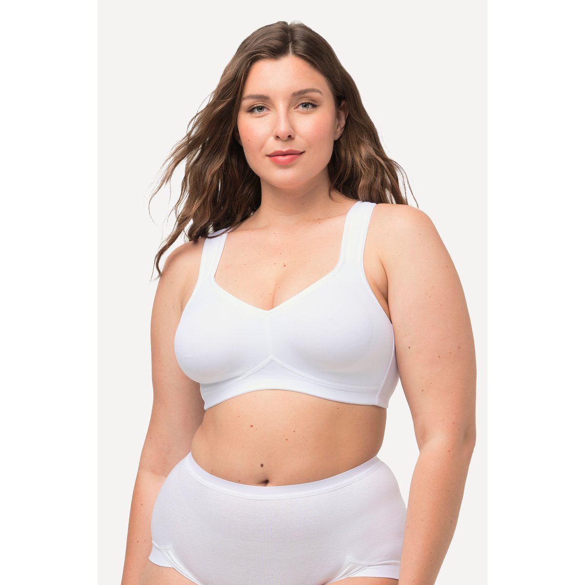 Lot de 2 soutiens-gorge en microfibre blanc neige, ULLA POPKEN