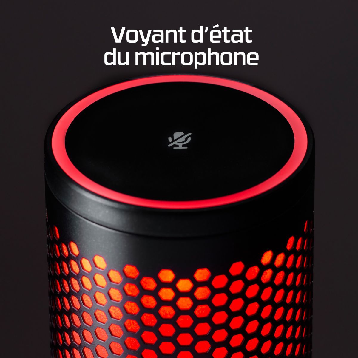 Micro Gamer QuadCast 2 Black couleur unique, HYPER