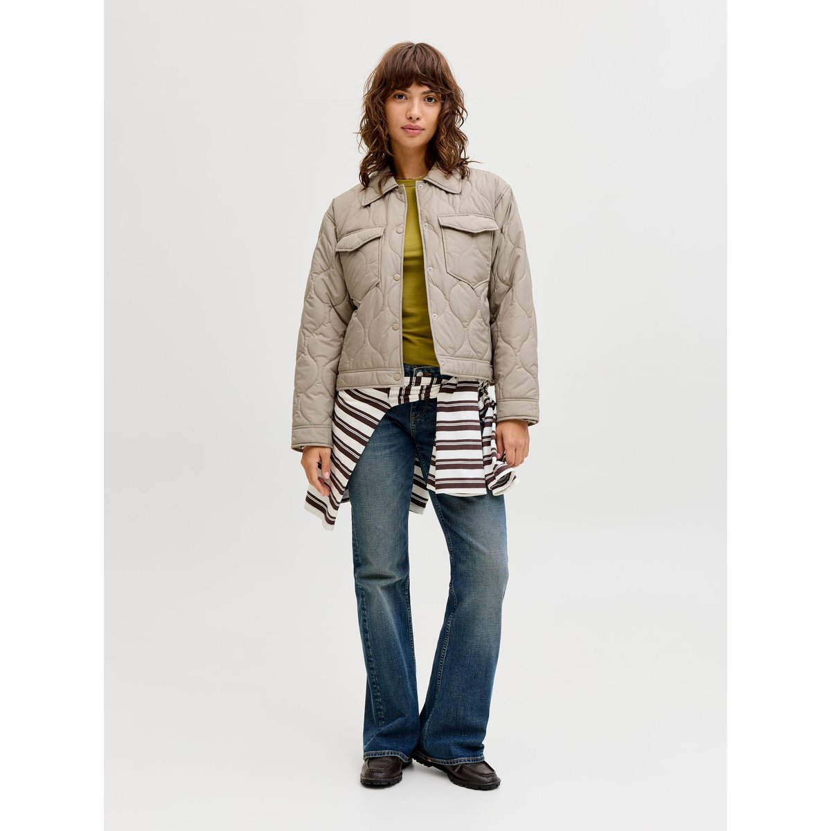 Veste Matelassée vintage khaki, JJXX