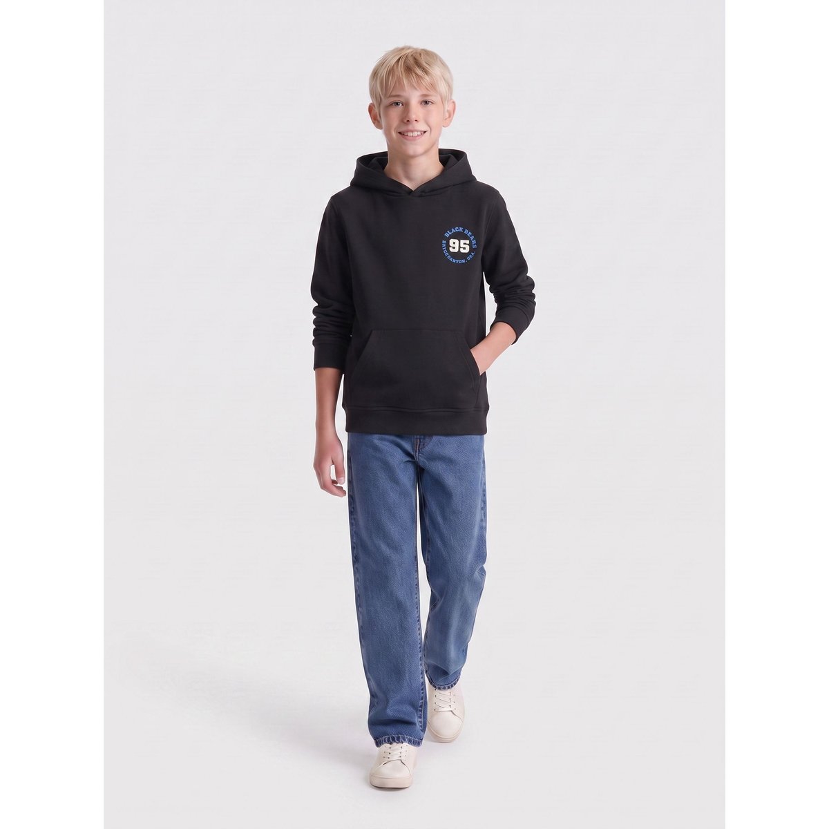 Sweat À Capuche black 1, ONLY & SONS JUNIOR