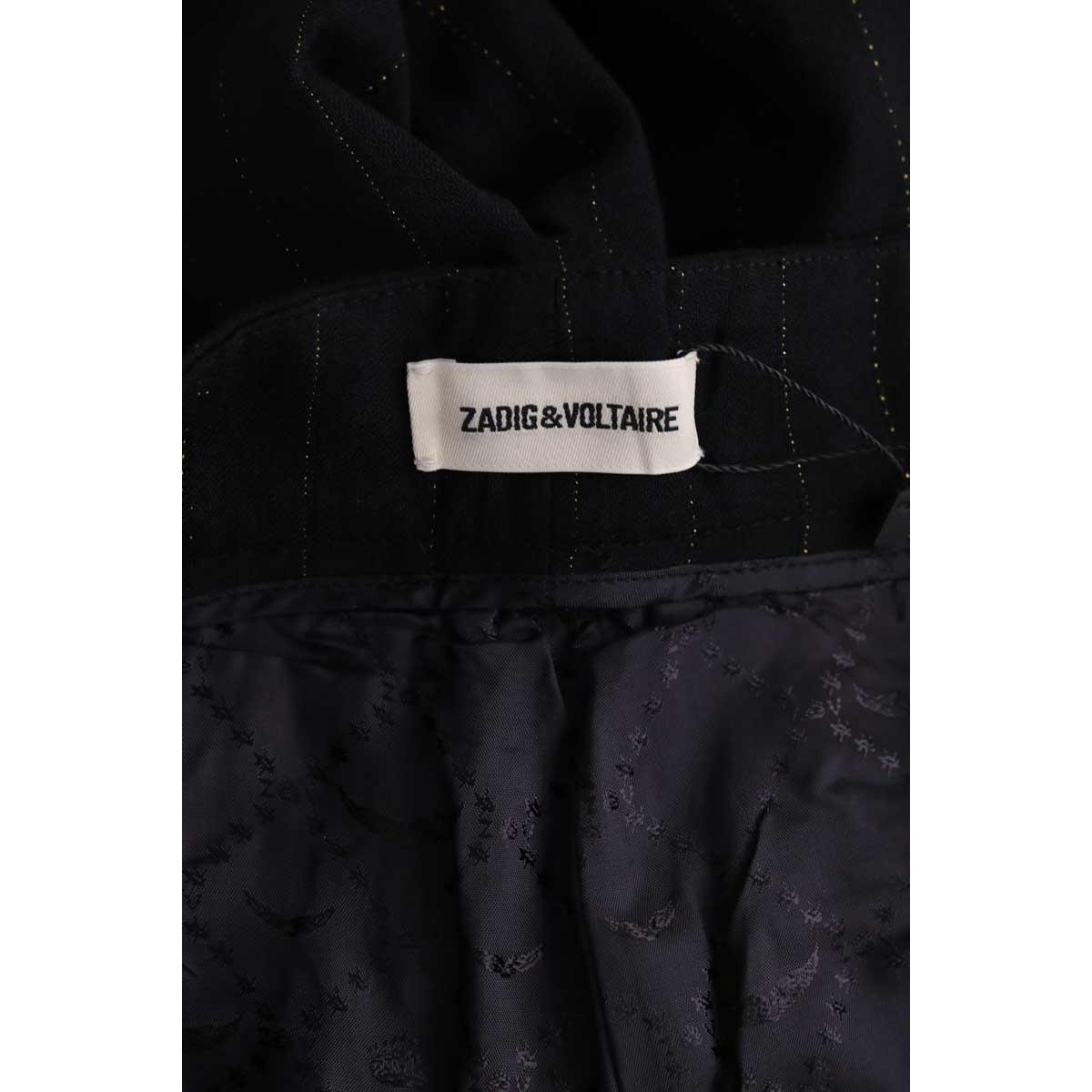 Pantalon droit - Très Bon État noir, ZADIG&VOLTAIRE