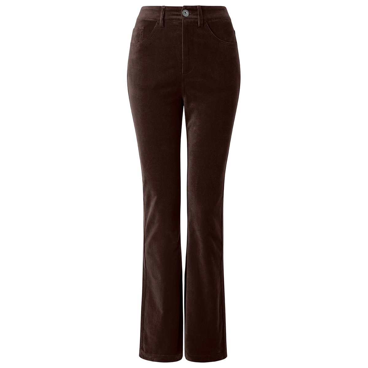 Luxueux Pantalon Bootcut en Moleskine rose, JOE BROWNS