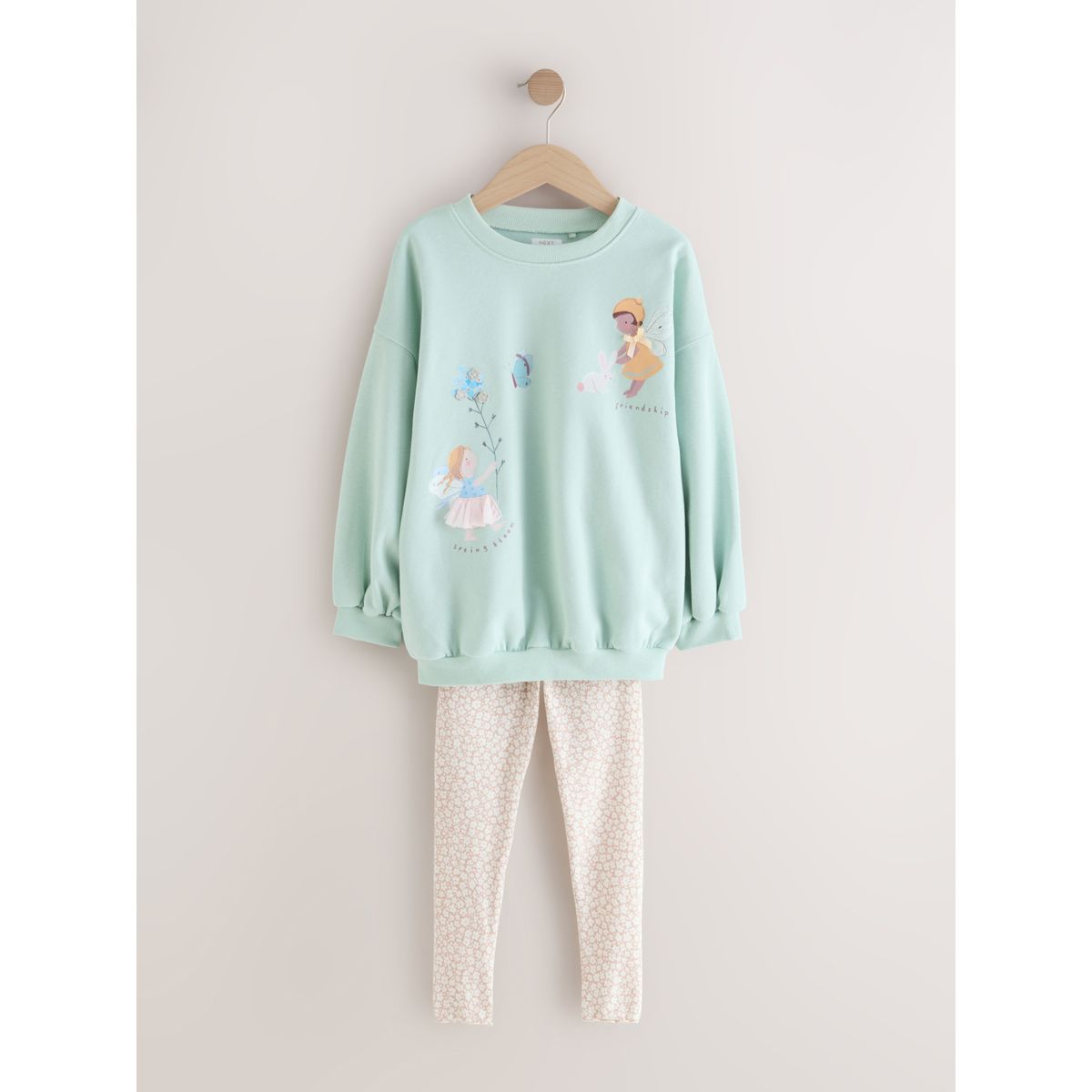 Ensemble sweat et legging fée bleu clair, NEXT