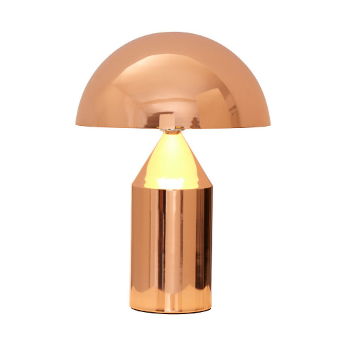 Tobi Contemporary Abstract Shape Table Lamp in Copper copper, FIFTY FIVE SOUTH