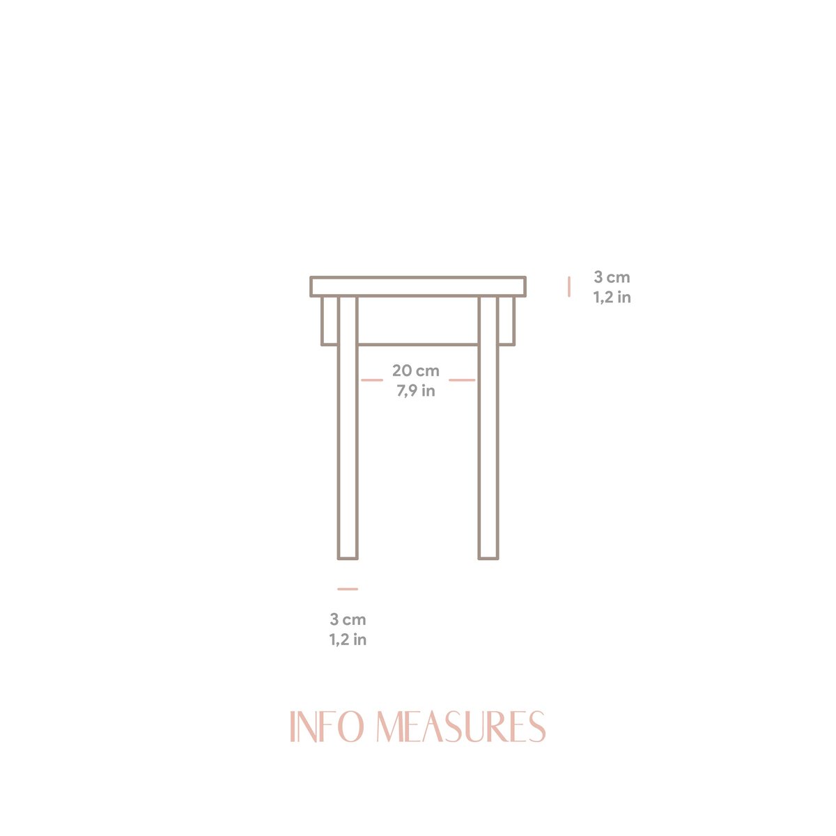 Banc en pin massif verni BEGUR PETIT bois clair, NAAN FURNITURE
