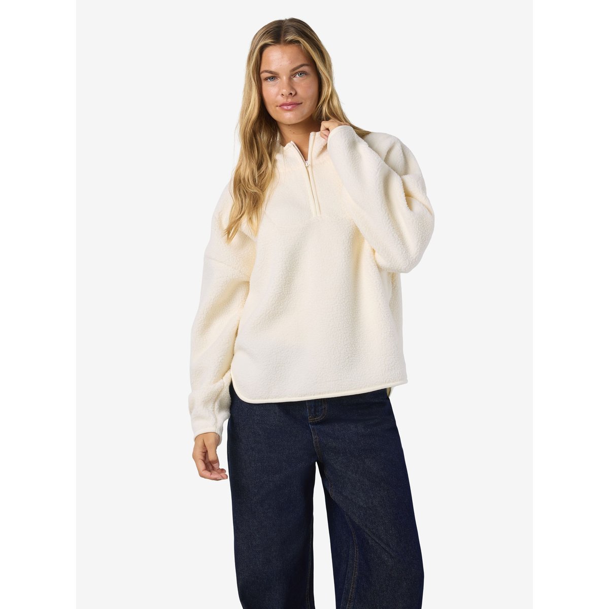 Polaire Semi-Zippée eggnog, NOISY MAY