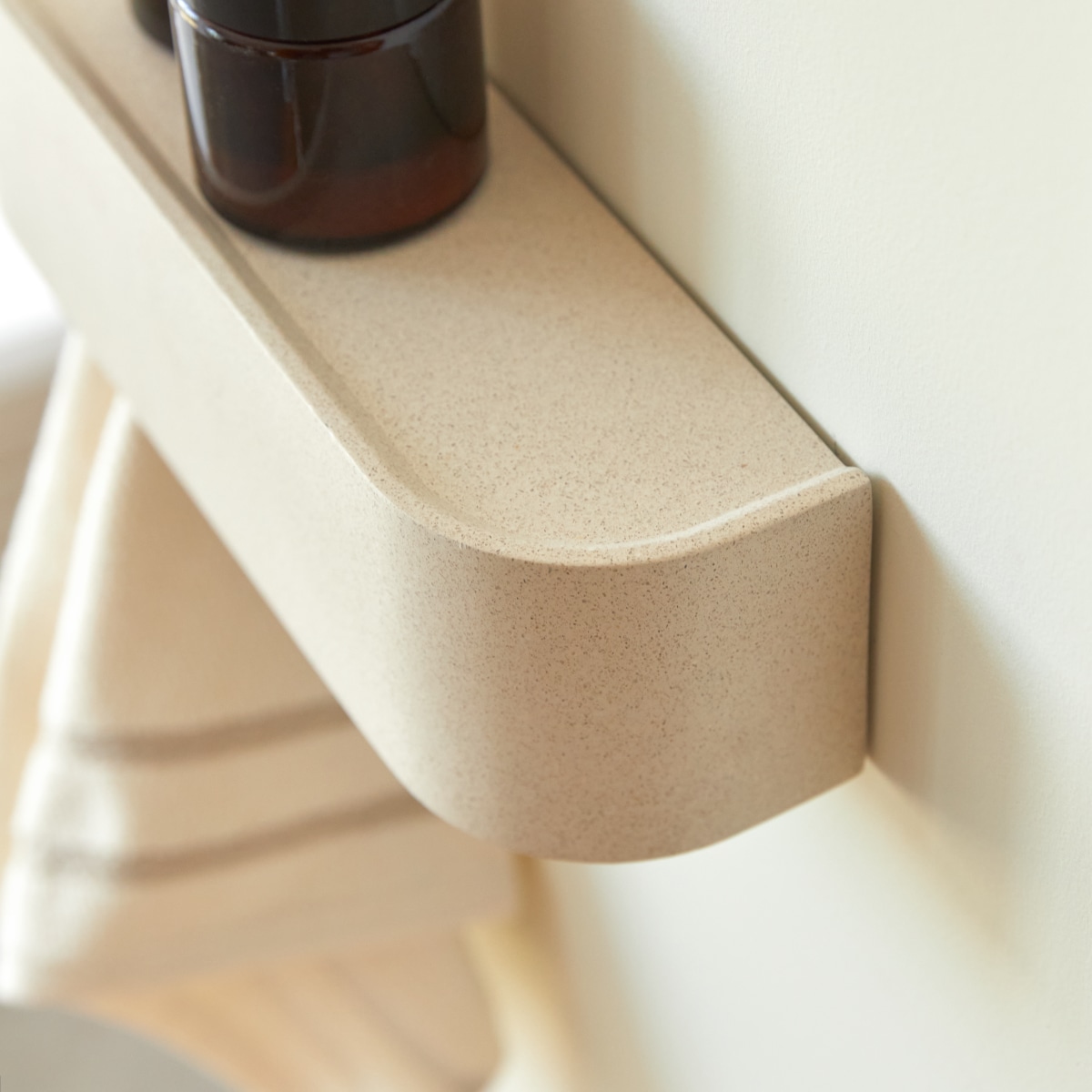 Porte-serviette en Terrazzo, ALI beige, TIKAMOON