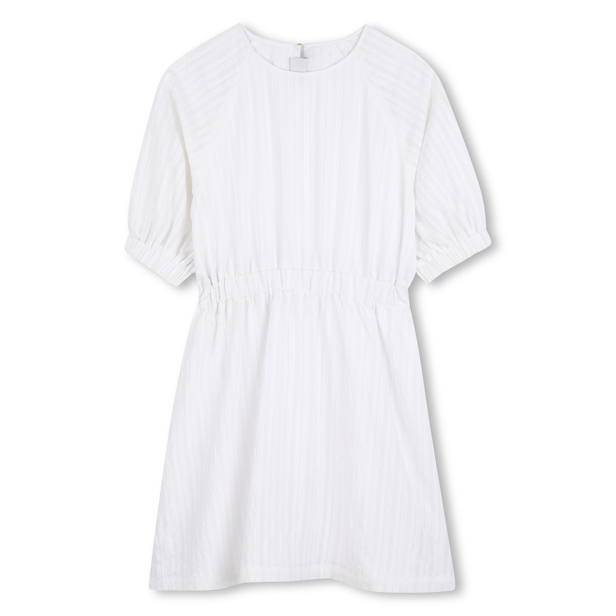 Robe taille élastiquée blanc, BOSS KIDSWEAR