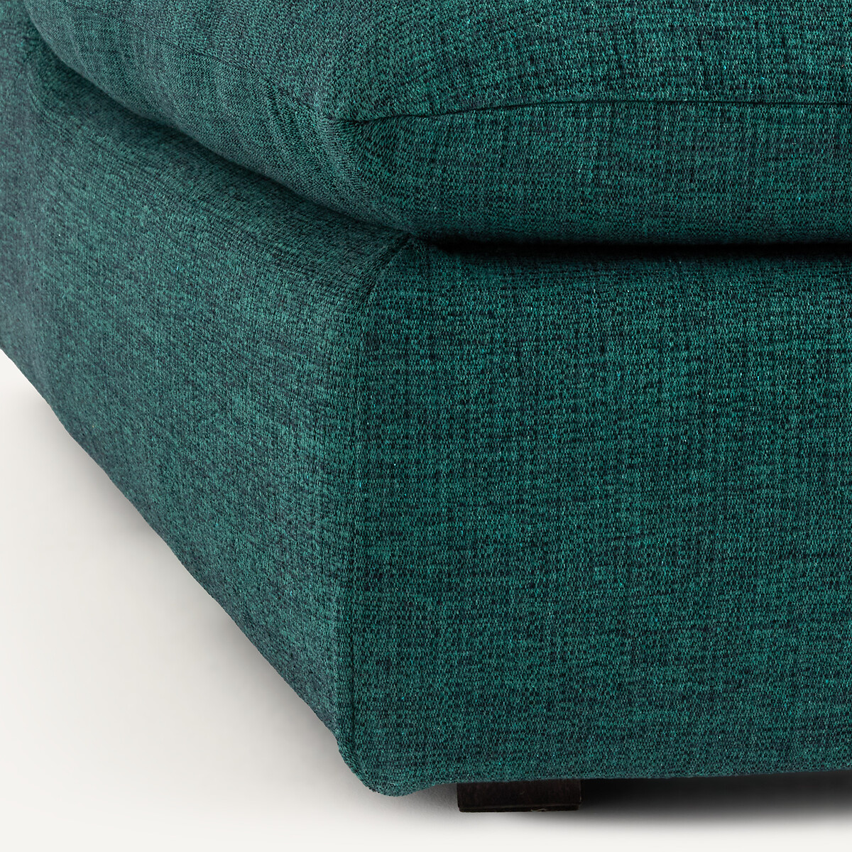 Modulares Ecksofa aus meliertem Stoff, GIULIANO dunkelgrün, AM.PM