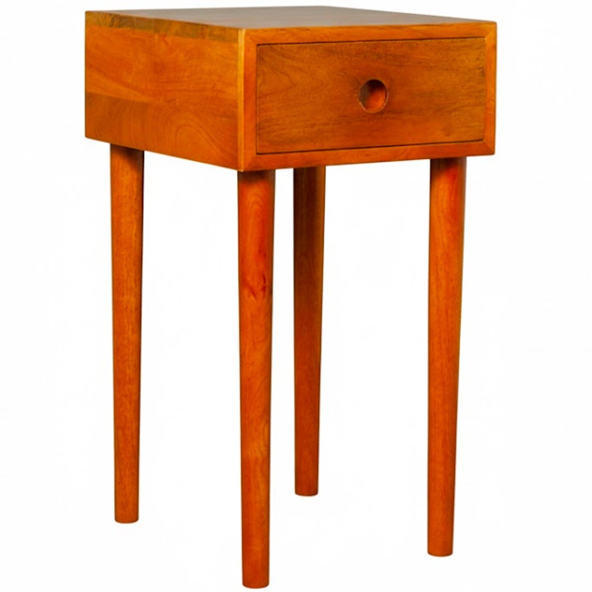 Table de chevet en bois de manguier 1 tiroir 31x35x58cm bois, WADIGA
