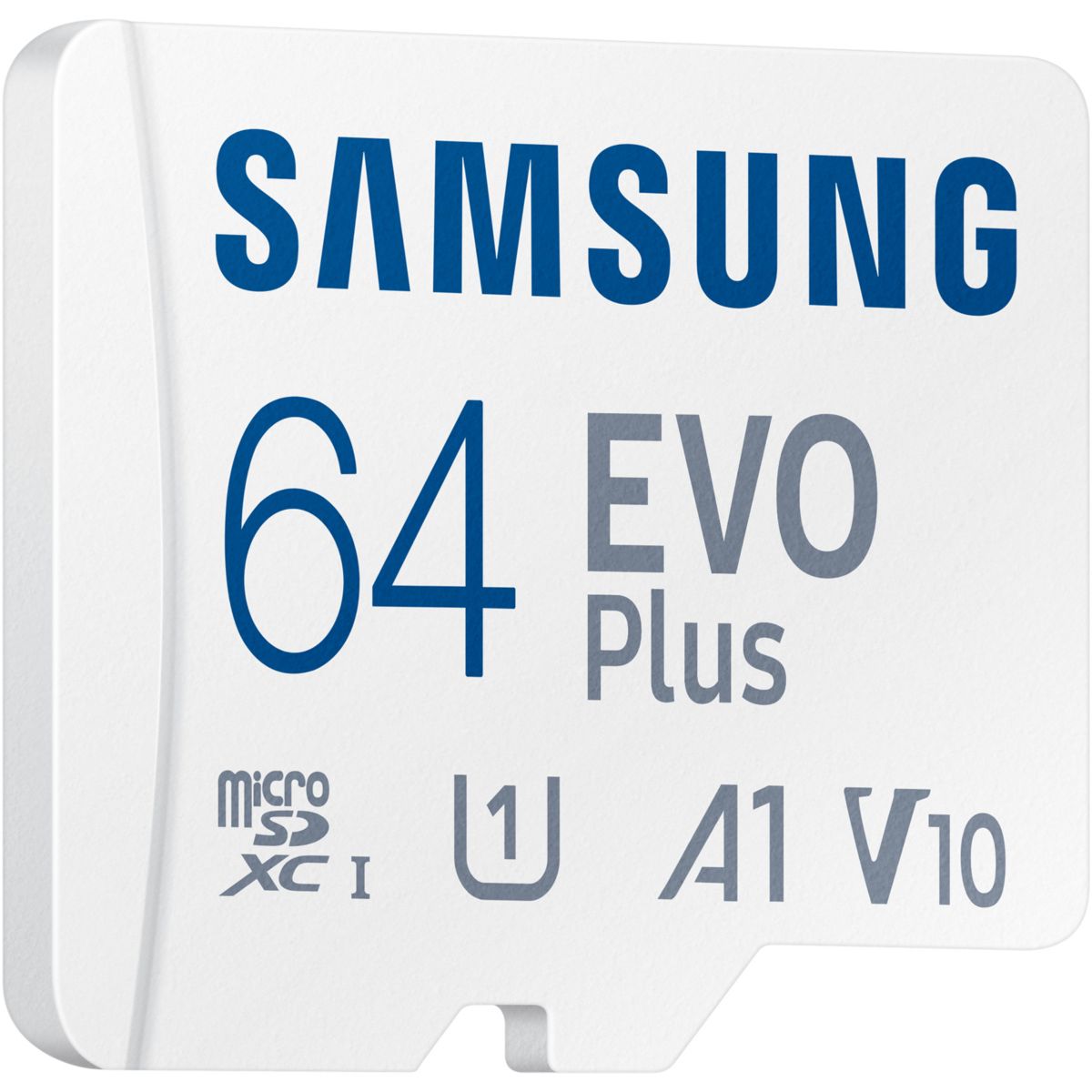 Carte Micro SD 64Go Evo plus avec adaptateur couleur unique, SAMSUNG