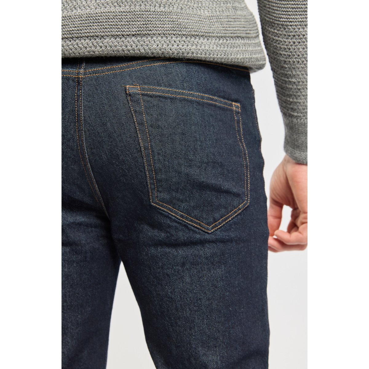 Jean's 5 poches regular denim brut, ARMOR-LUX